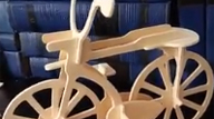 Деревянный велосипед. Видео по сборке деревянных моделей
